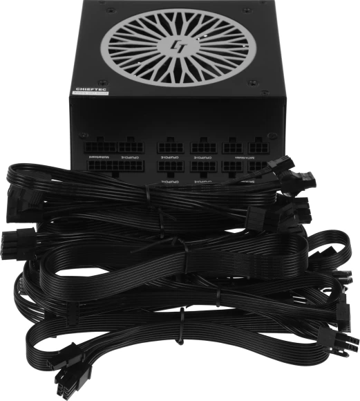 Блок питания Chieftec ATX 650W PowerUp GPX-650FC 80+ gold (20+4pin) APFC 120mm fan 9xSATA Cab Manag RTL