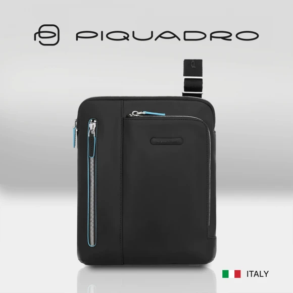 Сумка Piquadro Blue Square CA1816B2/N черная натур.кожа Сумка Piquadro Blue Square CA1816B2/N черная натур.кожа