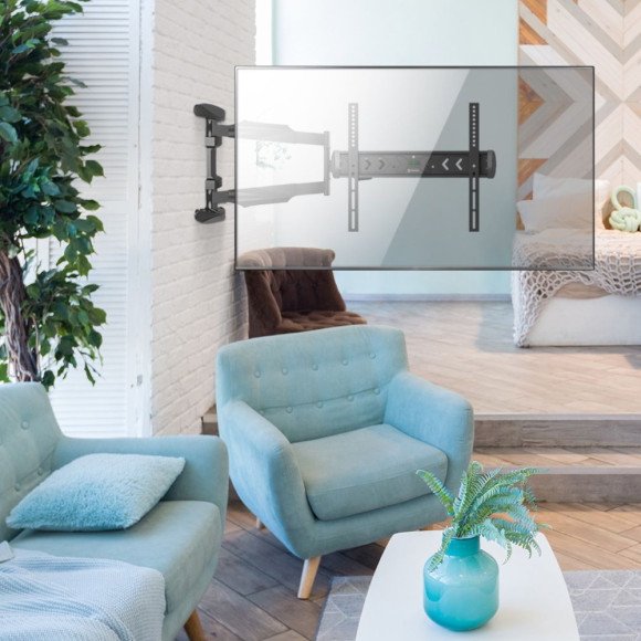 Кронштейн для телевизора Onkron NP47 черный 40"-75" макс.35кг настенный поворот и наклон Кронштейн для телевизора Onkron NP47 черный 40"-75" макс.35кг настенный поворот и наклон