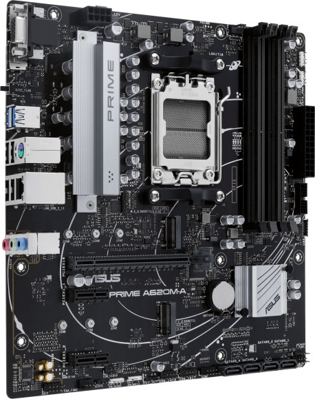 Материнская плата Asus PRIME A620M-A-CSM Socket AM5 AMD A620 4xDDR5 mATX AC`97 8ch(7.1) GbLAN RAID+VGA+HDMI+DP