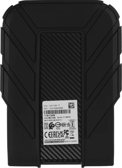 Жесткий диск A-Data USB3.0 1TB AHD710P-1TU31-CBK HD710Pro DashDrive Durable 2.5" черный Жесткий диск A-Data USB3.0 1TB AHD710P-1TU31-CBK HD710Pro DashDrive Durable 2.5" черный