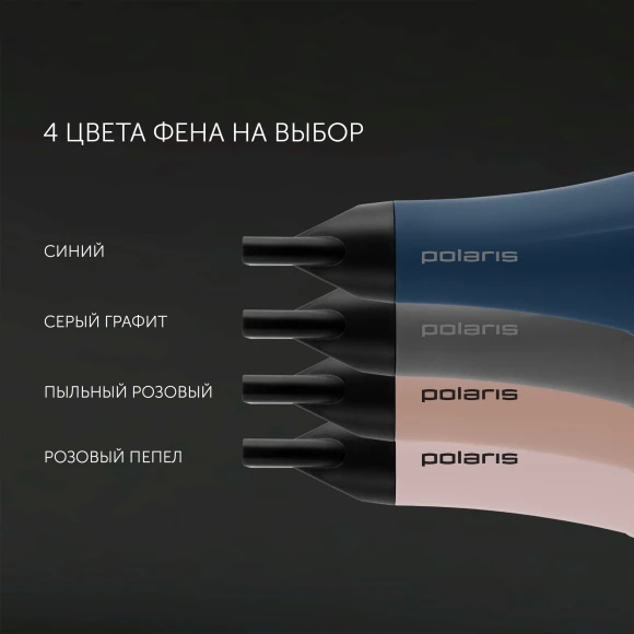 Фен Polaris PHD 2600ACi 2600Вт синий/черный Фен Polaris PHD 2600ACi 2600Вт синий/черный
