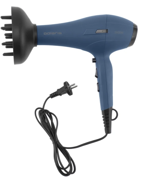 Фен Polaris PHD 2600ACi 2600Вт синий/черный Фен Polaris PHD 2600ACi 2600Вт синий/черный