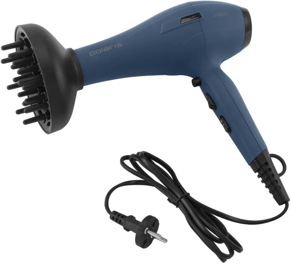 Фен Polaris PHD 2600ACi 2600Вт синий/черный Фен Polaris PHD 2600ACi 2600Вт синий/черный