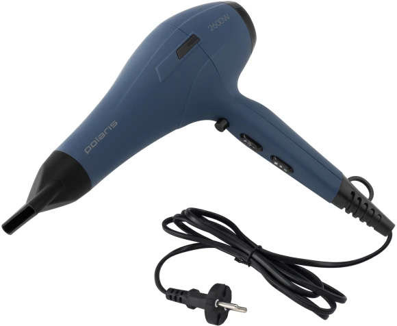 Фен Polaris PHD 2600ACi 2600Вт синий/черный Фен Polaris PHD 2600ACi 2600Вт синий/черный