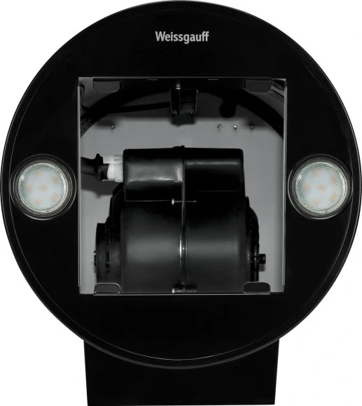 Вытяжка каминная Weissgauff Tubus 90 Black Edition черный управление: кнопочное (1 мотор)
