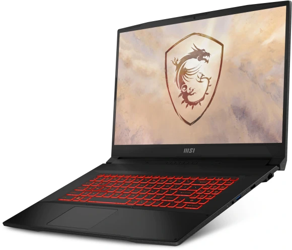 Ноутбук MSI Katana 17 B13VEK-1611XRU Core i5 13420H 16Gb SSD1Tb NVIDIA GeForce RTX4050 6Gb 17.3" IPS FHD (1920x1080) без ОС black WiFi BT Cam (9S7-17L541-1611)