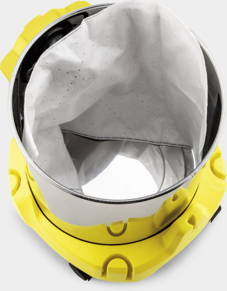 Строительный пылесос Karcher WD 2 Plus S V-15/4/18 1000Вт (уборка: сухая/сбор воды) желтый