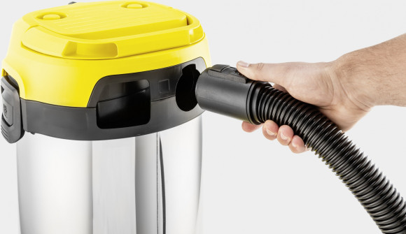 Строительный пылесос Karcher WD 2 Plus S V-15/4/18 1000Вт (уборка: сухая/сбор воды) желтый