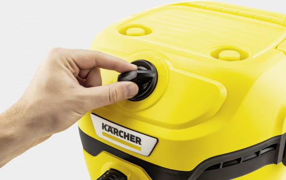 Строительный пылесос Karcher WD 2 Plus S V-15/4/18 1000Вт (уборка: сухая/сбор воды) желтый