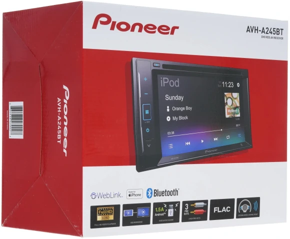 Автомагнитола Pioneer AVH-A245BT 2DIN 4x50Вт 6.2"