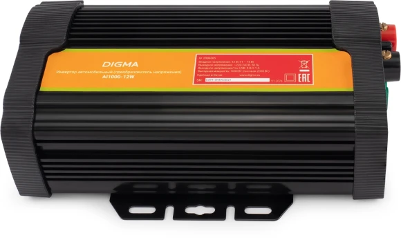 Автоинвертор Digma AI1000-12W 1000Вт Автоинвертор Digma AI1000-12W 1000Вт