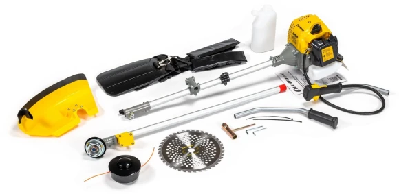 Триммер бензиновый Champion T523 1400Вт 1.9л.с. разбор.штан. реж.эл.:леска/нож Триммер бензиновый Champion T523 1400Вт 1.9л.с. разбор.штан. реж.эл.:леска/нож