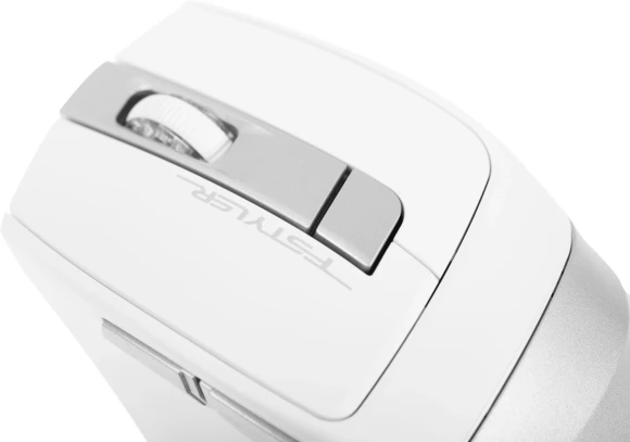 Мышь A4Tech Fstyler FB35 белый/серый оптическая 2000dpi беспров. BT/Radio USB для ноутбука 6but (FB35 ICY WHITE)
