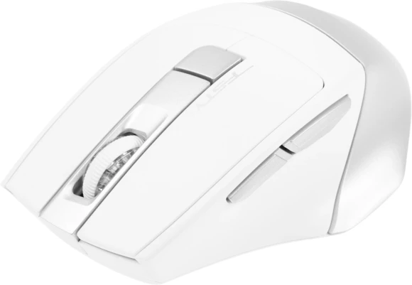 Мышь A4Tech Fstyler FB35 белый/серый оптическая 2000dpi беспров. BT/Radio USB для ноутбука 6but (FB35 ICY WHITE)