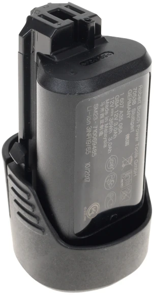 Батарея аккумуляторная Bosch GBA Professional 12В 3Ач Li-Ion (1600A00X79) Батарея аккумуляторная Bosch GBA Professional 12В 3Ач Li-Ion (1600A00X79)