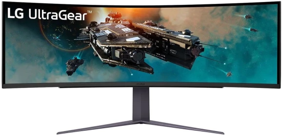 Монитор LG 49" UltraGear 49GR85DC-B черный VA LED 32:9 HDMI матовая HAS Piv 3000:1 450cd 178гр/178гр 5120x1440 240Hz FreeSync Premium Pro DP 2K USB 15.1кг Монитор LG 49" UltraGear 49GR85DC-B черный VA LED 32:9 HDMI матовая HAS Piv 3000:1 450cd 178гр/178гр 5120x1440 240Hz FreeSync Premium Pro DP 2K USB 15.1кг