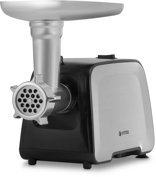 Мясорубка Vitek VT-3646 2000Вт стальной/черный