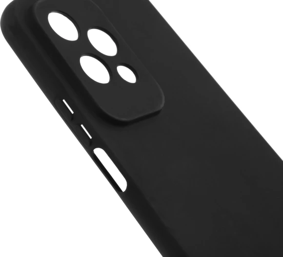 Чехол (клип-кейс) BoraSCO для Honor 200 Lite Silicone Case черный (73437)