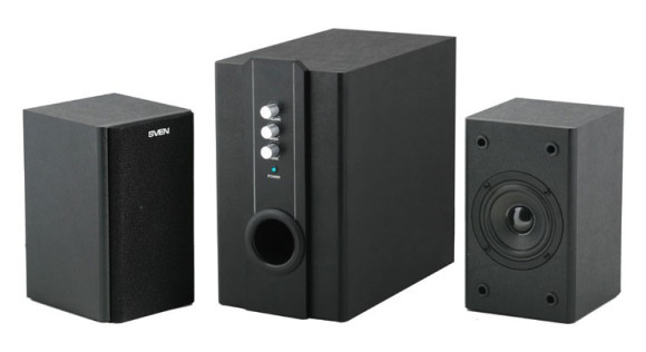 Колонки Sven SPS-820 2.1 черный 38Вт