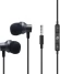 Гарнитура внутриканальные Оклик HS-S-230 1.2м черный проводные в ушной раковине (SS-E188B)