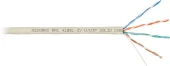 Патч-корд Nikomax NMC 4100L-IY U/UTP RJ-45 вил.-вилка RJ-45 кат.5E 305м св.серый нг(А)-LSLTx