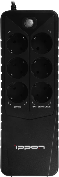 Источник бесперебойного питания Ippon Back Verso 600 300Вт 600ВА черный