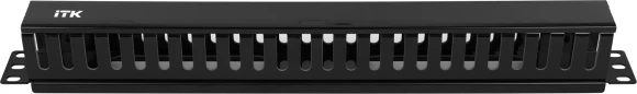 Кабельный органайзер горизонтальный ITK CO05-1PC 1U шир.:19" глуб.:60мм Кабельный органайзер горизонтальный ITK CO05-1PC 1U шир.:19" глуб.:60мм