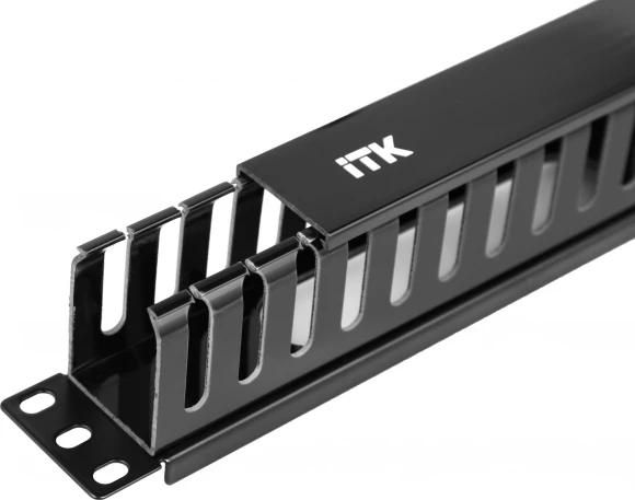 Кабельный органайзер горизонтальный ITK CO05-1PC 1U шир.:19" глуб.:60мм Кабельный органайзер горизонтальный ITK CO05-1PC 1U шир.:19" глуб.:60мм