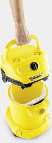 Строительный пылесос Karcher WD 2 Plus V-12/4/18 1000Вт (уборка: сухая/сбор воды) желтый Строительный пылесос Karcher WD 2 Plus V-12/4/18 1000Вт (уборка: сухая/сбор воды) желтый