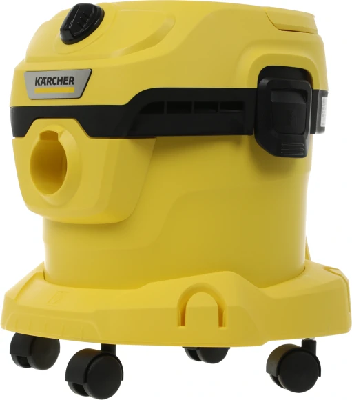 Строительный пылесос Karcher WD 2 Plus V-12/4/18 1000Вт (уборка: сухая/сбор воды) желтый