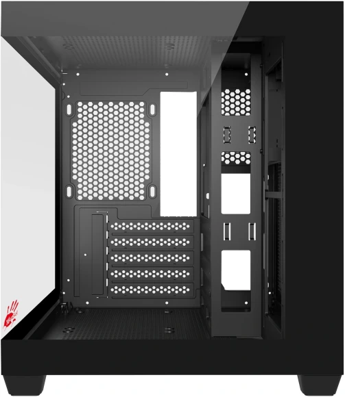 Корпус Bloody CC-121 черный без БП mATX 7x120mm 1xUSB2.0 1xUSB3.0 audio Корпус Bloody CC-121 черный без БП mATX 7x120mm 1xUSB2.0 1xUSB3.0 audio