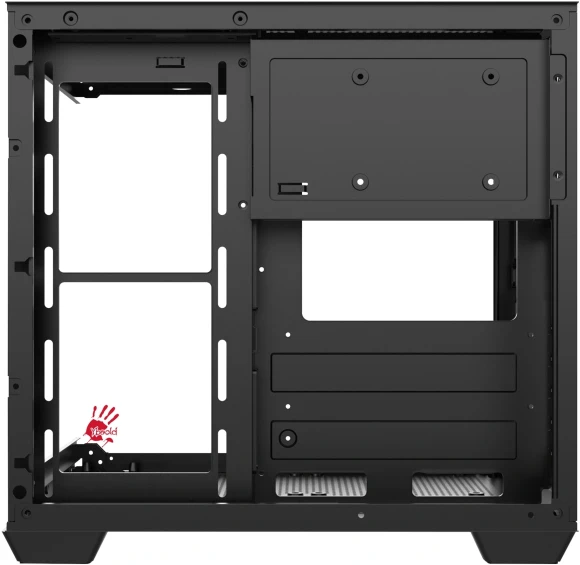 Корпус Bloody CC-121 черный без БП mATX 7x120mm 1xUSB2.0 1xUSB3.0 audio Корпус Bloody CC-121 черный без БП mATX 7x120mm 1xUSB2.0 1xUSB3.0 audio