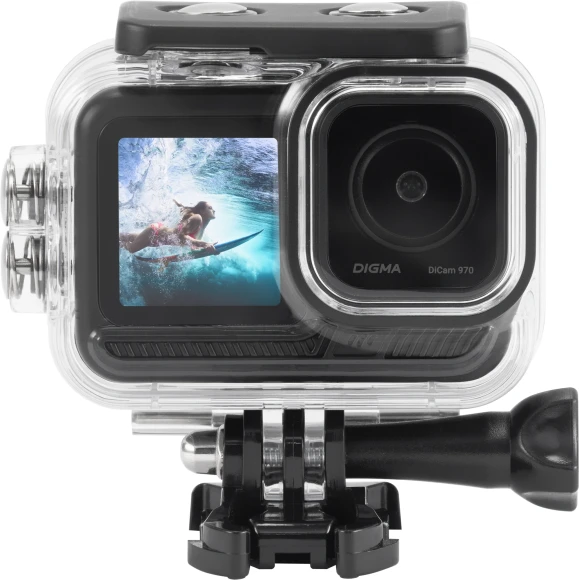 Экшн-камера Digma DiCam 970 1xCMOS 12Mpix черный Экшн-камера Digma DiCam 970 1xCMOS 12Mpix черный
