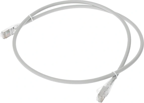Патч-корд WRline WR-PC-RJ45-FTP-5E-1-GY FTP RJ-45 вил.-вилка RJ-45 кат.5E 1м серый LSZH