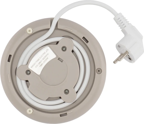 Чайник электрический Vitek VT-WK1066 1.7л. 2200Вт бежевый/коричневый корпус: металл/пластик