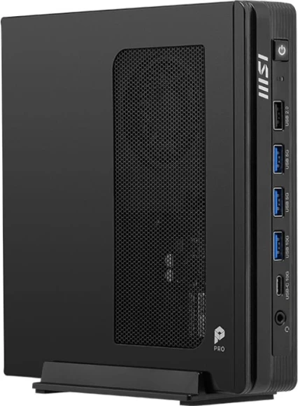 Неттоп MSI Pro DP10 A14MG-011BRU i5 14400 (2.5) UHDG 730 без ОС 2x2.5GbitEth WiFi BT 120W черный (936-B21011-011)