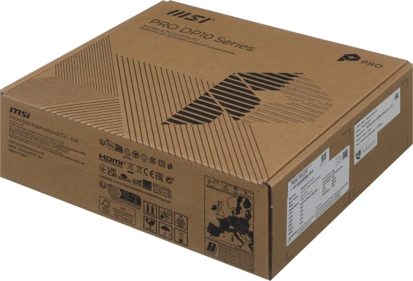 Неттоп MSI Pro DP10 A14MG-011BRU i5 14400 (2.5) UHDG 730 без ОС 2x2.5GbitEth WiFi BT 120W черный (936-B21011-011)
