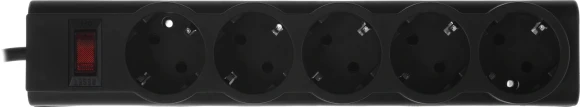 Сетевой фильтр Defender ES largo 5м (5 розеток) черный (коробка)
