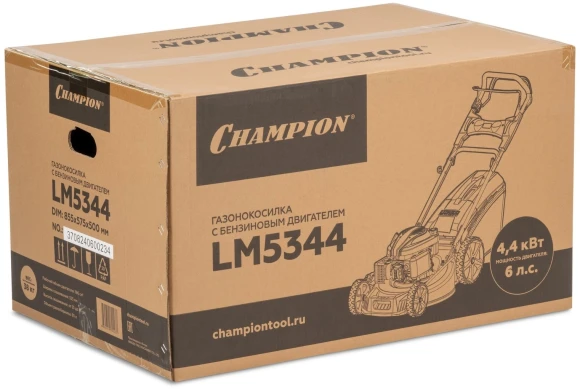 Газонокосилка роторная Champion LM5344 4400Вт