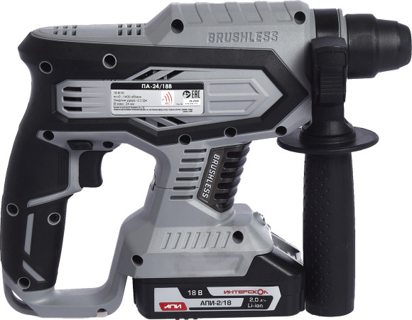 Перфоратор Интерскол ПА-24/18В без АКБ и ЗУ патрон:SDS-plus уд.:2.2Дж аккум. (кейс в комплекте) Перфоратор Интерскол ПА-24/18В без АКБ и ЗУ патрон:SDS-plus уд.:2.2Дж аккум. (кейс в комплекте)