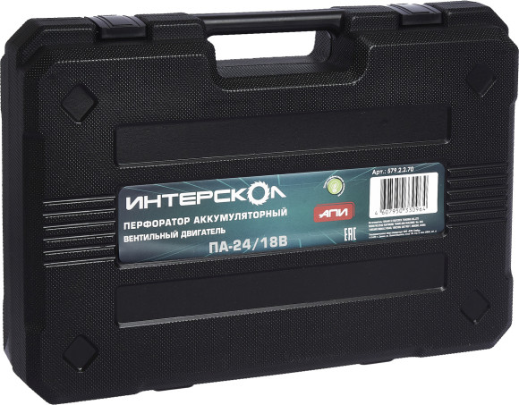 Перфоратор Интерскол ПА-24/18В без АКБ и ЗУ патрон:SDS-plus уд.:2.2Дж аккум. (кейс в комплекте) Перфоратор Интерскол ПА-24/18В без АКБ и ЗУ патрон:SDS-plus уд.:2.2Дж аккум. (кейс в комплекте)
