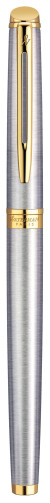 Ручка перьев. Waterman Hemisphere (S0920310) Steel GT F сталь нержавеющая/позолота подар.кор.