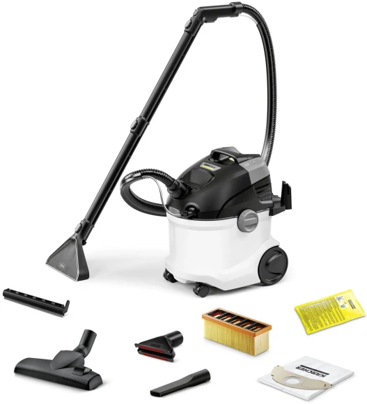 Пылесос моющий Karcher SE 5 1000Вт белый/черный (в компл.:1мешок) Пылесос моющий Karcher SE 5 1000Вт белый/черный (в компл.:1мешок)