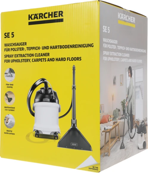 Пылесос моющий Karcher SE 5 1000Вт белый/черный (в компл.:1мешок) Пылесос моющий Karcher SE 5 1000Вт белый/черный (в компл.:1мешок)