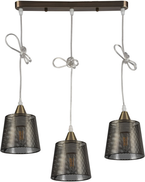 Светильник Hiper Rosso H230-3 подвес. цв.св.:белый черный