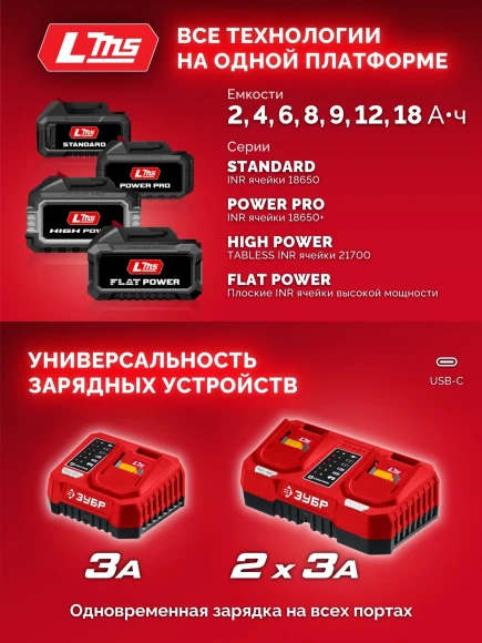Дрель-шуруповерт Зубр ДБУ-165-21 40Вт аккум. патрон:быстрозажимной