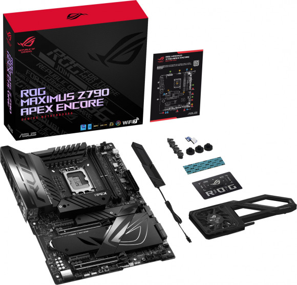 Материнская плата Asus ROG MAXIMUS Z790 APEX ENCORE Soc-1700 Intel Z790 2xDDR5 ATX AC`97 8ch(7.1) 2.5Gg RAID Материнская плата Asus ROG MAXIMUS Z790 APEX ENCORE Soc-1700 Intel Z790 2xDDR5 ATX AC`97 8ch(7.1) 2.5Gg RAID