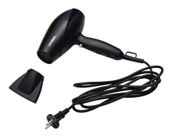 Фен Hyundai H-HDI0750 2200Вт черный/черный Фен Hyundai H-HDI0750 2200Вт черный/черный