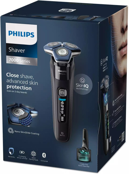 Бритва роторная Philips S7886/58 реж.эл.:3 питан.:аккум. черный Бритва роторная Philips S7886/58 реж.эл.:3 питан.:аккум. черный